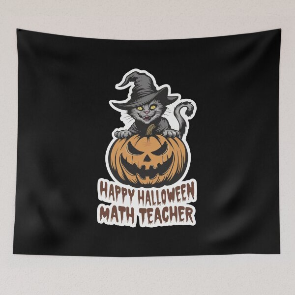 Item preview, Happy Halloween Math Teacher designed and sold by Redgiant87x.