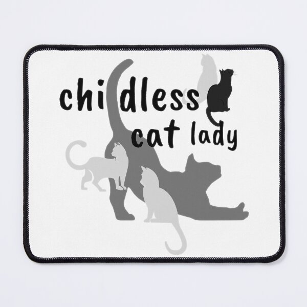 Item preview, Happy childless cat lady designed and sold by InverseArt.