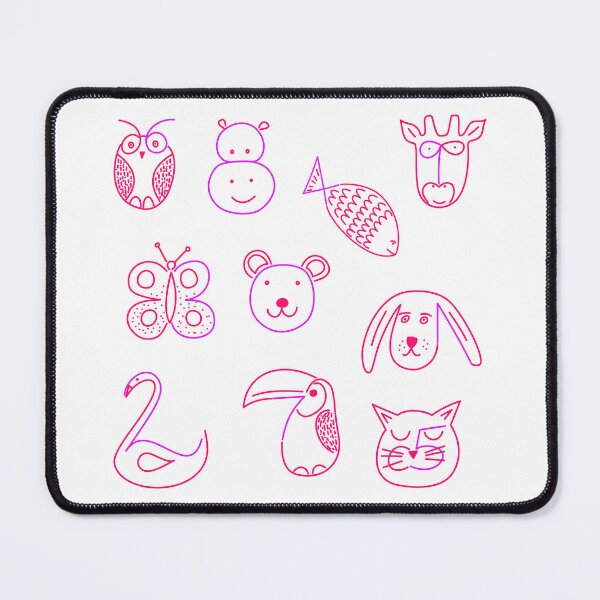 Item preview, Number Zoo - The Complete Set in Pink designed and sold by TessaPeartree.