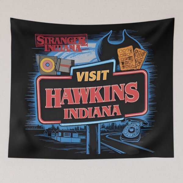 Item preview, Expedition to Visit hawkins Indiana T-Shirt designed and sold by MRFEZOO2030.