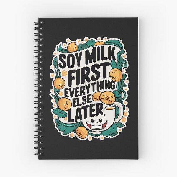 Item preview, ''Soy Milk First'' Funny Kawaii Milk Lover T-Shirt designed and sold by Witty Shirts.