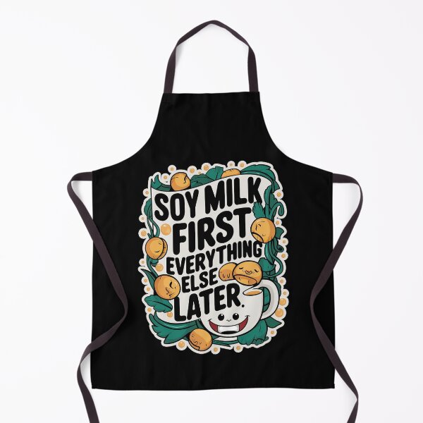 Item preview, ''Soy Milk First'' Funny Kawaii Milk Lover T-Shirt designed and sold by Witty Shirts.