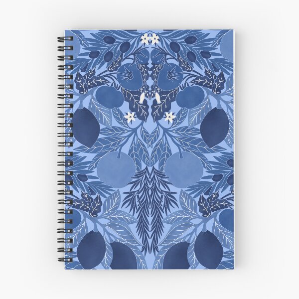 Item preview, Botánicos Sicilianos Azul Monocromo  designed and sold by Handypanda.