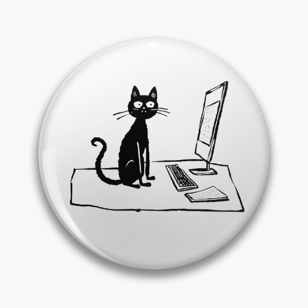 Artikelvorschau, eine Computerkatze entworfen und verkauft von zazarstore.