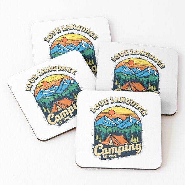 Artikelvorschau, Camping is my love language vintage entworfen und verkauft von JiraVibes.