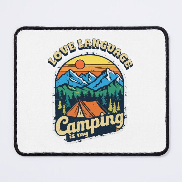 Artikelvorschau, Camping is my love language vintage entworfen und verkauft von JiraVibes.