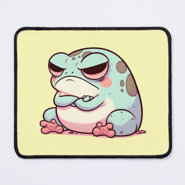 Item preview, Grumpy frog designed and sold by Anna Halasek.