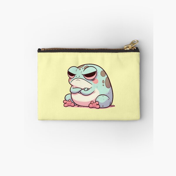 Item preview, Grumpy frog designed and sold by Anna Halasek.