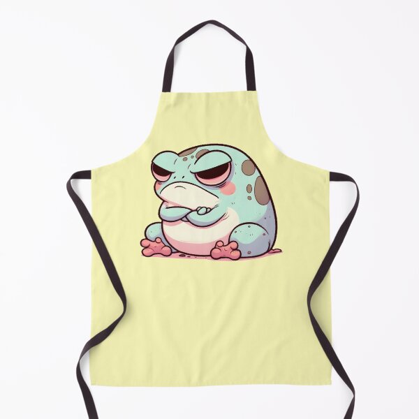 Item preview, Grumpy frog designed and sold by Anna Halasek.