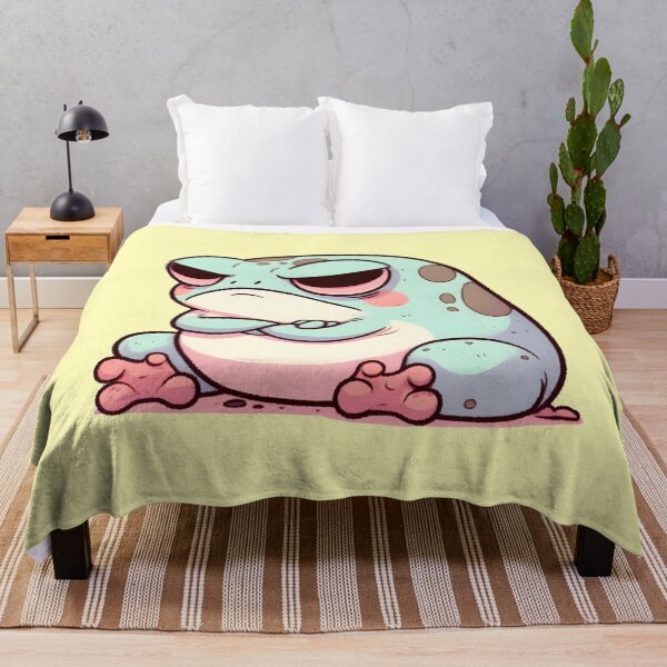 Item preview, Grumpy frog designed and sold by Anna Halasek.