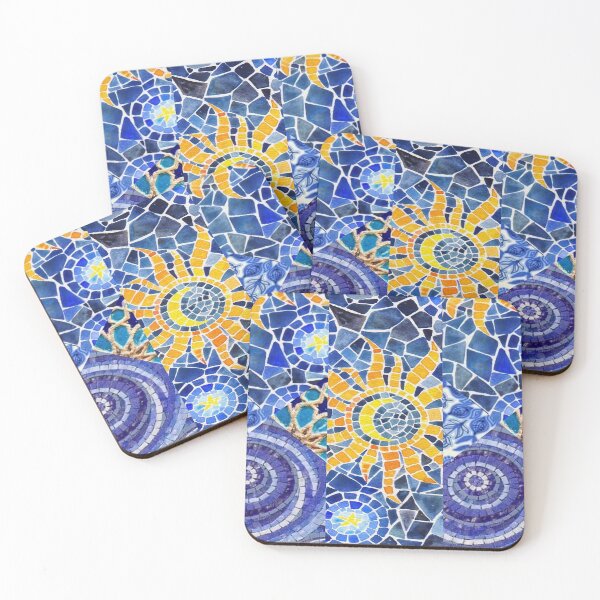 Item preview, Moroccan Mosaic Sun and Stars designed and sold by FAONIM.