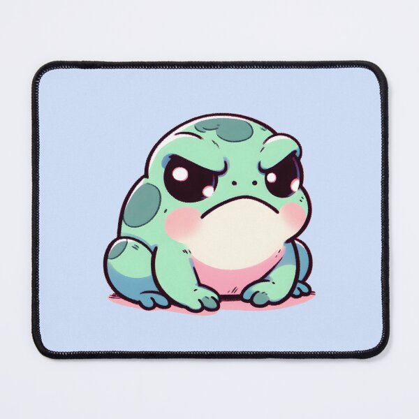 Item preview, Grumpy frog designed and sold by Anna Halasek.