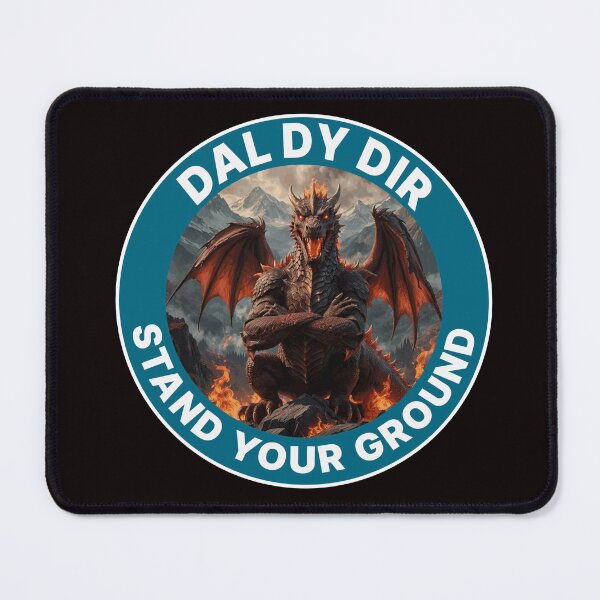 Item preview, DAL DY DIR STAND YOUR GROUND BLUE designed and sold by Marni Scofidio Desi9ns.