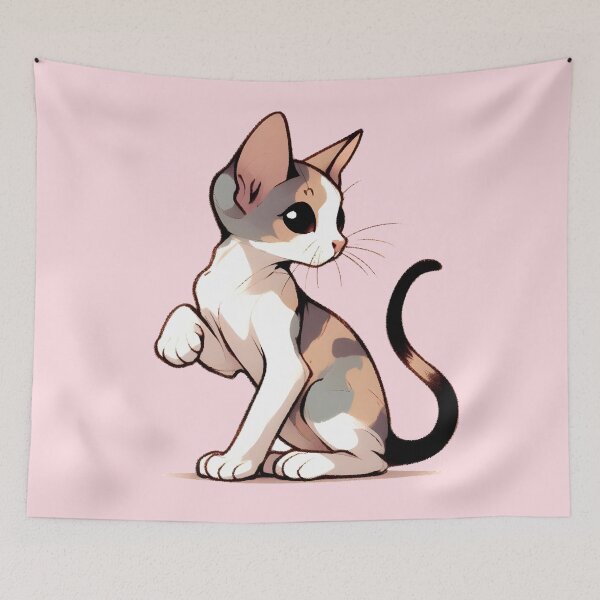 Item preview, Cute oriental cat designed and sold by Anna Halasek.