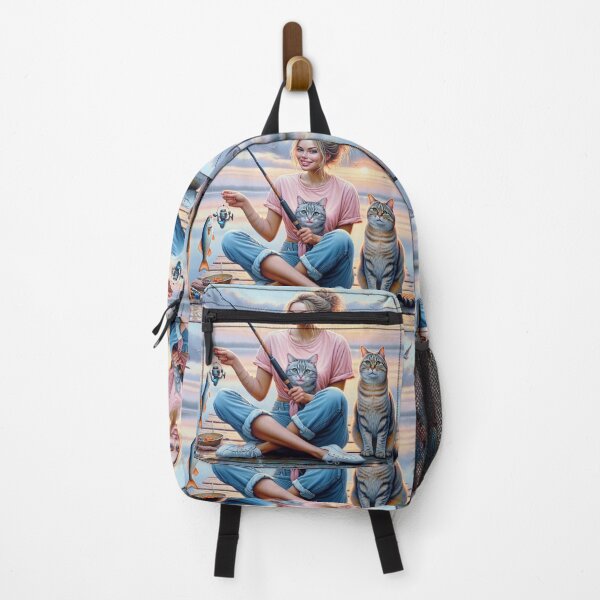 Item preview, Fishing with Feline designed and sold by M-Y-A-R-T-.
