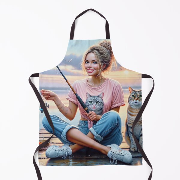 Item preview, Fishing with Feline designed and sold by M-Y-A-R-T-.