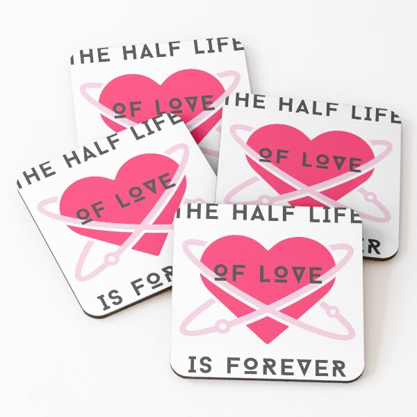 Item preview, The Half-Life of Love is Forever - Pink designed and sold by So70s.