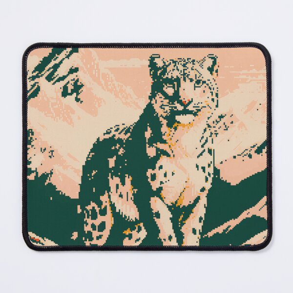 Item preview, Pixel Snow Leopard Dream designed and sold by NaturePixel.