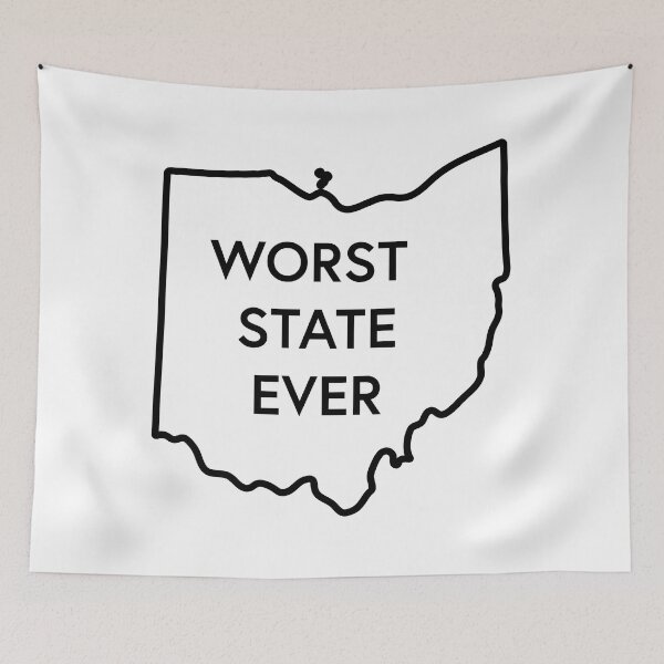 Item preview, Worst State Ever!! designed and sold by S'MORE STICKERS.