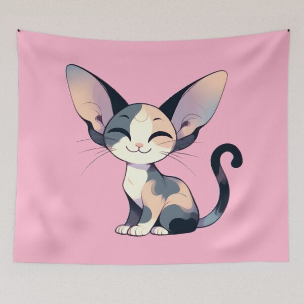 Item preview, Cute oriental cat designed and sold by Anna Halasek.