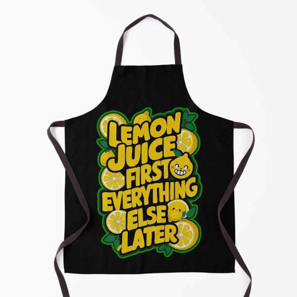 Item preview, ''Lemon Juice First'' Funny Kawaii Lemon Lover T-Shirt designed and sold by Witty Shirts.