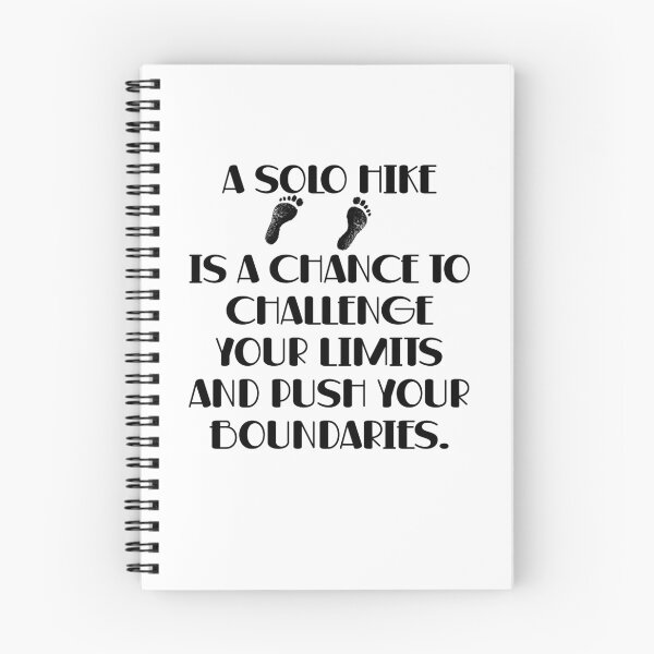 Item preview, A solo hike is a chance to challenge your limits. designed and sold by BenO63.