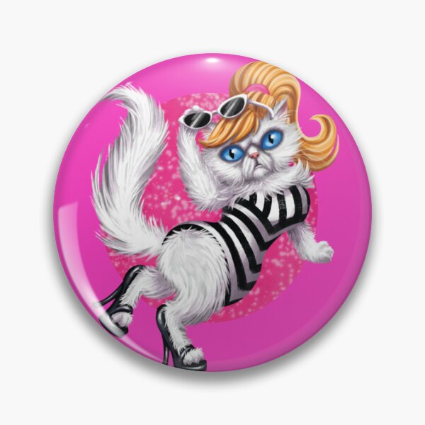 Item preview, Fashion Pink Doll Cat designed and sold by geekypet.