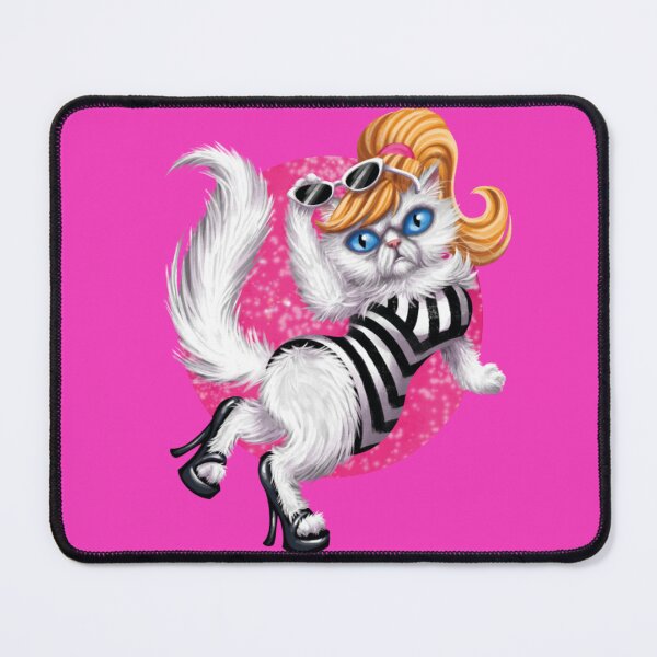 Item preview, Fashion Pink Doll Cat designed and sold by geekypet.