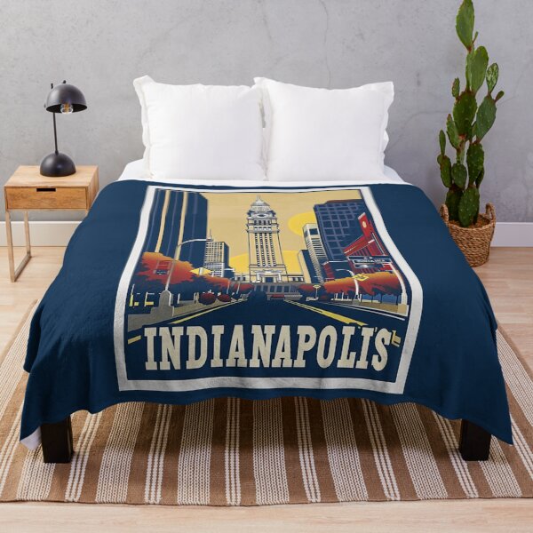 Item preview, A Vintage Travel Illustration of Indianapolis - Indiana - US designed and sold by GoodOldVintage.