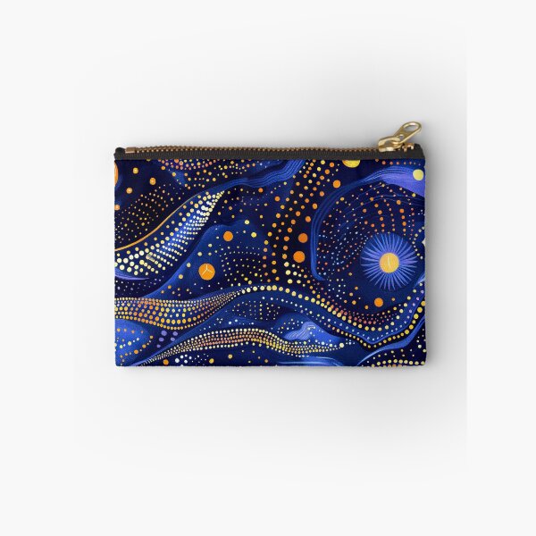 Item preview, Starry night inspired Australian Aboriginal dot art design designed and sold by anins-azuree.