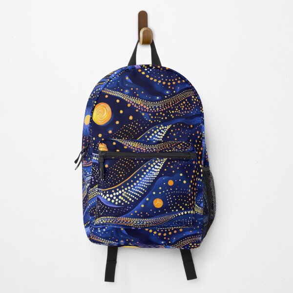 Item preview, Starry night inspired Australian Aboriginal dot art design designed and sold by anins-azuree.