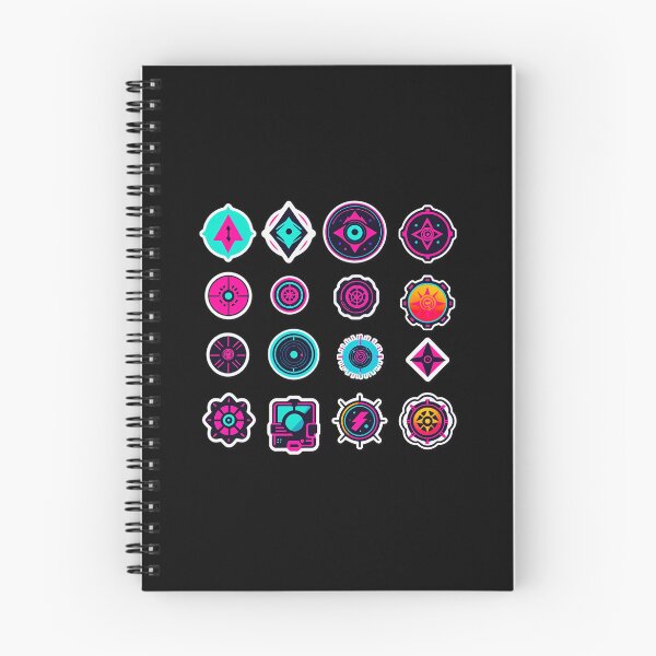 Item preview, Geometric Neon Symbols Collection designed and sold by artwaves.