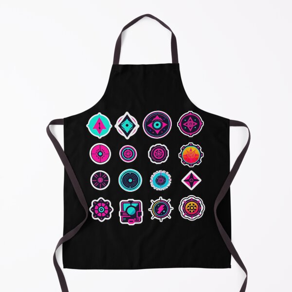 Item preview, Geometric Neon Symbols Collection designed and sold by artwaves.
