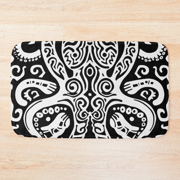 Item preview, Octopus Pattern (Black and White) designed and sold by VelvetRoom.