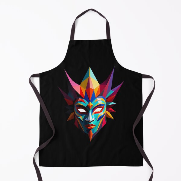 Item preview, Colorful Geometric Mask of Mystery designed and sold by artwaves.