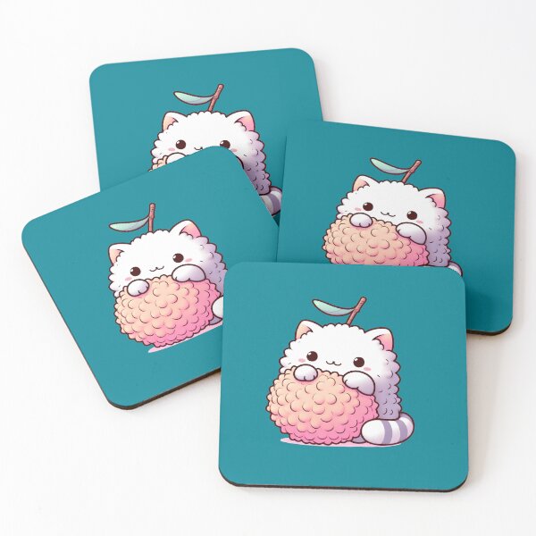 Item preview, Lychee cat designed and sold by Anna Halasek.