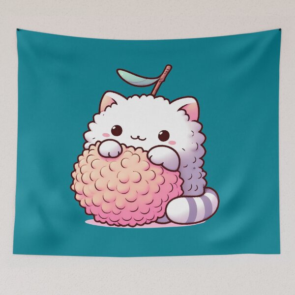 Item preview, Lychee cat designed and sold by Anna Halasek.