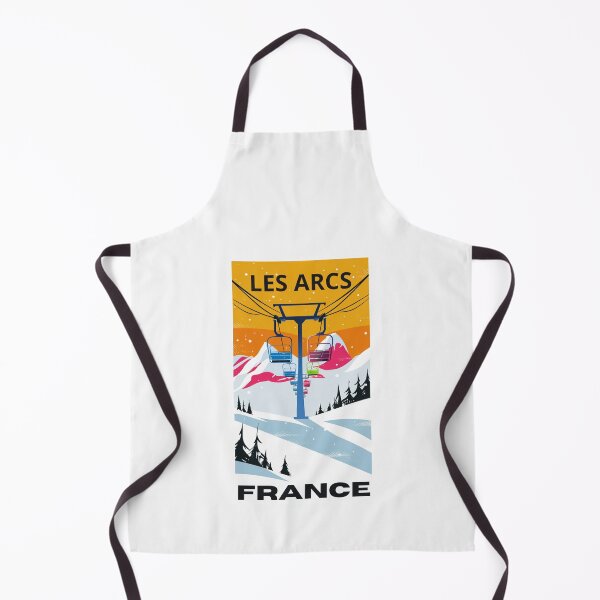 Item preview, A Vintage Travel Illustration of Les Arcs - France designed and sold by GoodOldVintage.