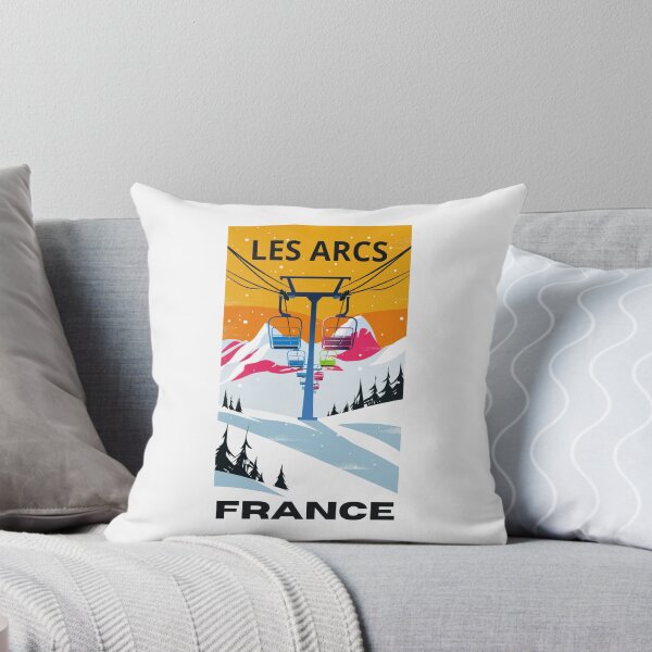Item preview, A Vintage Travel Illustration of Les Arcs - France designed and sold by GoodOldVintage.