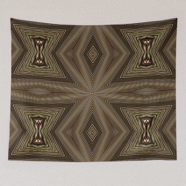 Item preview, Abstract Brown Geometric Star-Like Symmetry designed and sold by KaSaPo.