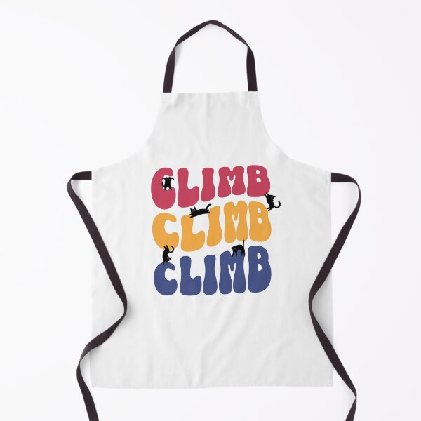 Item preview, Cats climbing bouldering and jumping on a vintage climb lettering designed and sold by Bouldershop.