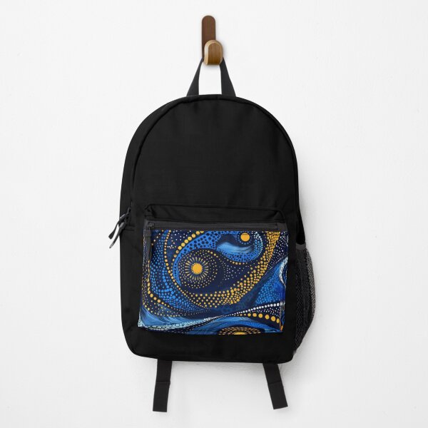 Item preview, Starry night inspired Australian Aboriginal dot art design designed and sold by anins-azuree.