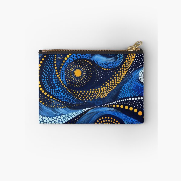 Item preview, Starry night inspired Australian Aboriginal dot art design designed and sold by anins-azuree.