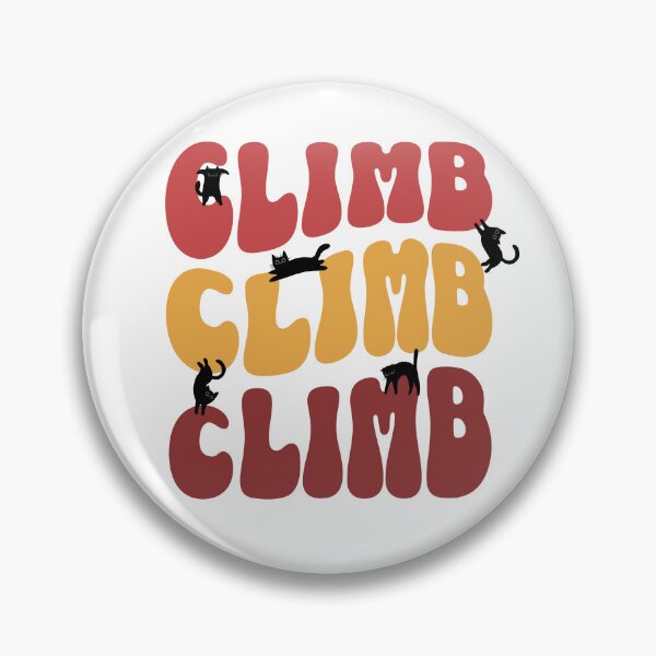 Item preview, Kittens climbing bouldering and jumping on a vintage curvy lettering designed and sold by Bouldershop.