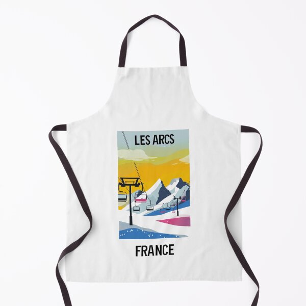 Item preview, A Vintage Travel Illustration of Les Arcs - France designed and sold by GoodOldVintage.