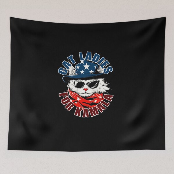 Item preview, Cat Ladies for Kamala Harris 2024 designed and sold by ObjCrea123.