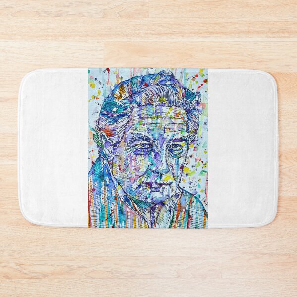 Item preview, OCTAVIO PAZ watercolor and ink portrait designed and sold by lautir.