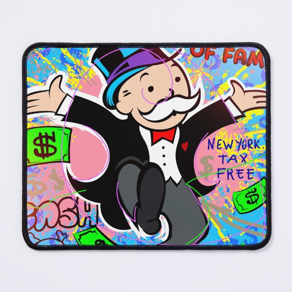 Item preview, Joyful Monopoly Leap: Vivid Graffiti Pop Art designed and sold by DonVivaldo.