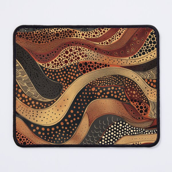 Item preview, Australian Aboriginal dot art snake pattern design designed and sold by anins-azuree.