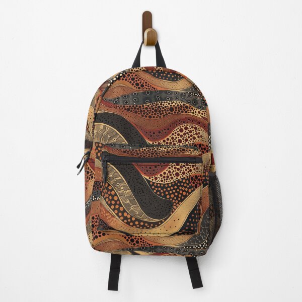 Item preview, Australian Aboriginal dot art snake pattern design designed and sold by anins-azuree.
